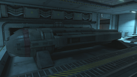 A slug fired by Cairo Station's massive "Super-MAC" gun.