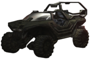 Alternate view of a vacant M831 Troop Transport Warthog in Halo 3.