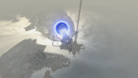 Regret's Carrier moments before jumping.