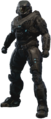 SPARTAN-B312, a Spartan-III, clad in Mark V[B] MJOLNIR Powered Assault Armor [GEN1].