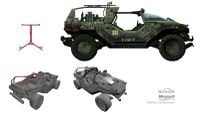 Concept art of the M831 for Halo: Reach. Note the 2nd Armored Division emblem.