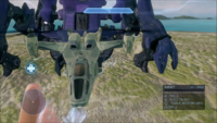 A Falcon spawned on Forge Island in The Master Chief Collection.