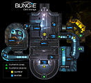 An overview of the map with weapon placements.
