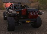 Another rear-quarter view of the M12S in Forza Horizon 4.