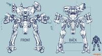 Concept art for the jet-equipped Mantis.