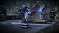 The Shea'p-pattern plasma cannon at a Banished outpost.