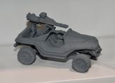A Gauss Warthog model for Halo: Ground Command.