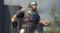 A Jiralhanae warrior with a Mangler.