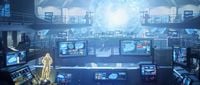 Infinity's engine room.