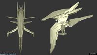 A hi-poly render of the early Sentinel.[15]