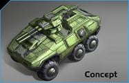 Early concept art of the Cougar.