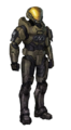 Concept art of the Mark VI EVA armor.
